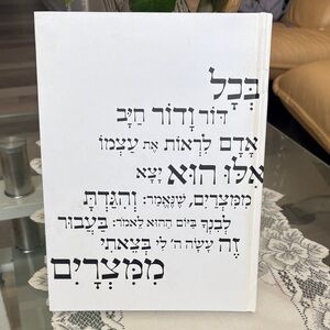 Artistic New American Haggadah Jonathan Safran Foer Designed By Oded Ezer
